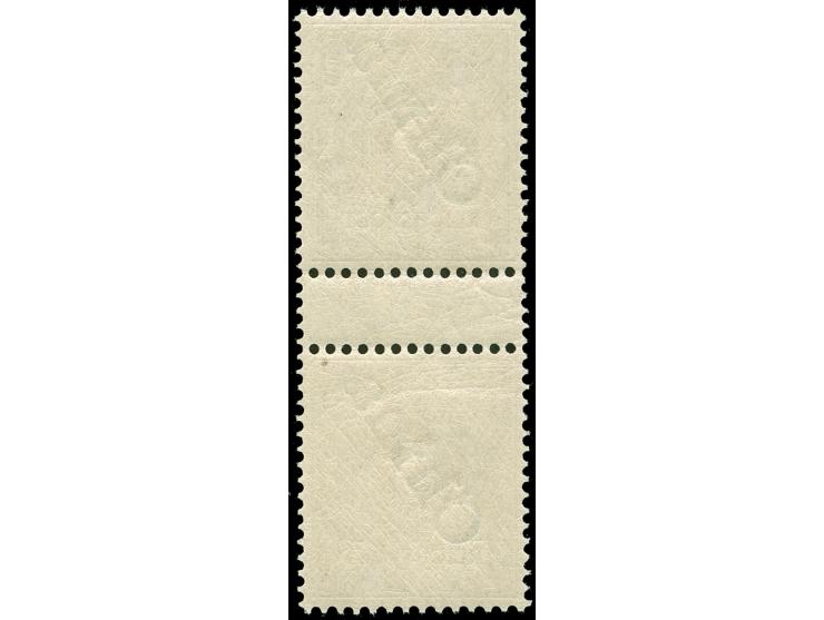 1898, Steilaufdruck 3 Pfg. hellockerbraun, senkrechtes Zwischenstegpaar, postfrisch, tadellos, unsigniert, Fotobefund Steuer 