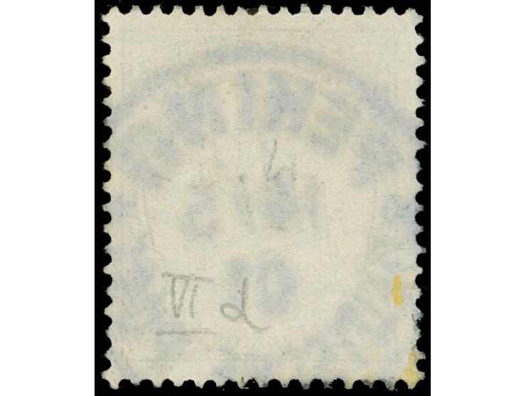 1901/02, Petschili Kiautschou 20 Pfg. lilaultramarin, sauber gestempelt “PEKING 14/5 01”, tadellos, Fotoattest Steuer BPP (19