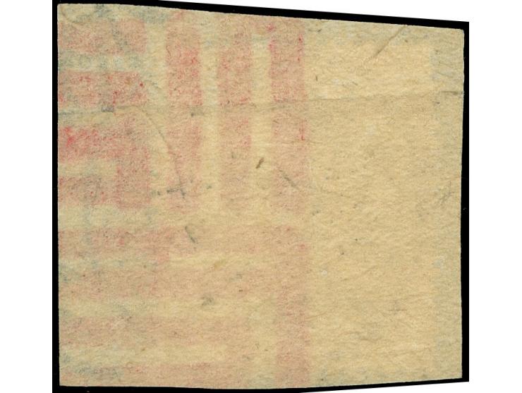 1901, Germania Reichspost 3 Pfg. dunkelorangebraun, mit Plattenfehler “schräger Kratzer durch die Haarlocke rechts in Schulte
