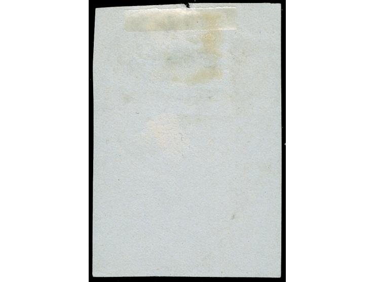 1901, Germania Reichspost 80 Pfg. dunkelrötlichkarmin/rotschwarz auf mattkarmin, mit Plattenfehler “dicker weißer Strich link