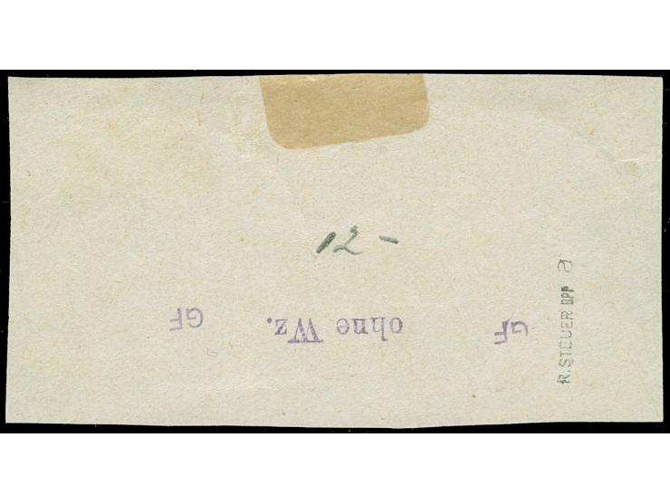 1905, Germania o.Wz. 2 ½ D. auf 5 M. grünschwarz/dunkelkarmin, sauber gestempelt “SCHANGHAI 15 2 06” auf Briefstück, tadellos