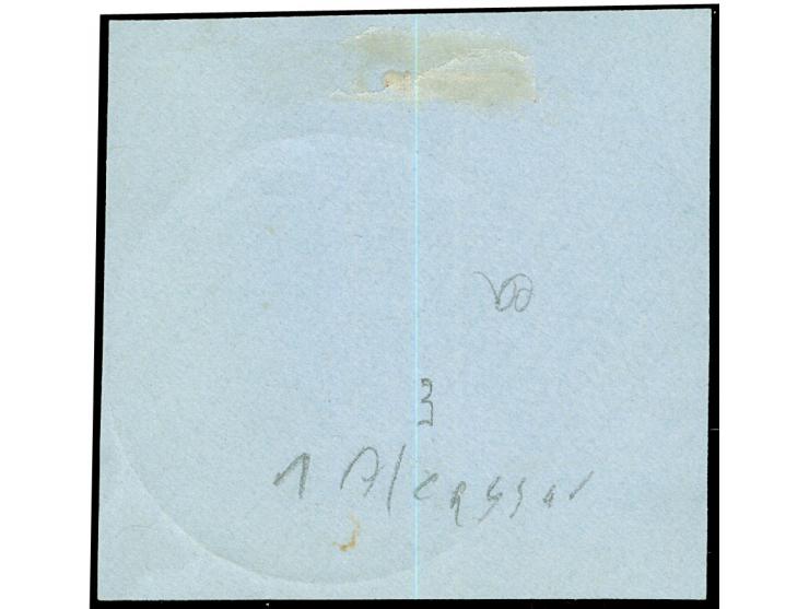 1899, Krone/Adler 10 C. auf 10 Pfg. dunkelrosa (UV gelblichorange), sauber gestempelt “ALKASSAR 11/8 01” auf Briefstück, tade