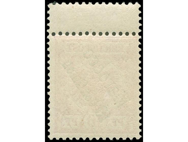 1899, Krone/Adler 10 C. auf 10 Pfg. lilarot (UV lebhaftocker), mit Zwischensteg oben, postfrisch, tadellos, unsigniert, Fotob