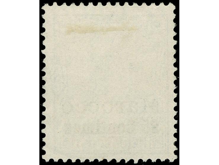 1900, Germania 35 C. auf 20 Pfg. dunkelviolettultramarin, mit Plattenfehler III “senkrechter Kratzer in Schraffuer links nebe