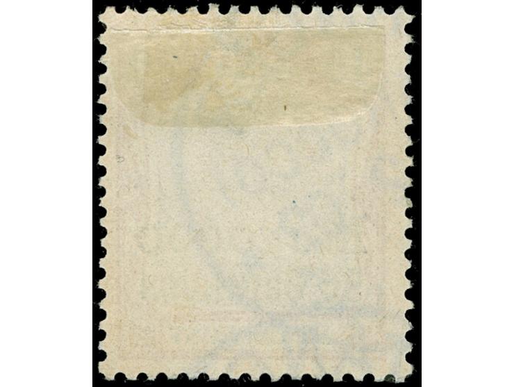 1900, Germania ohne Wz. 50 C. auf 40 Pfg. dunkelrötlichkarmin/schwarz, mit Plattenfehler “Reichspost unten angeschnitten dabe