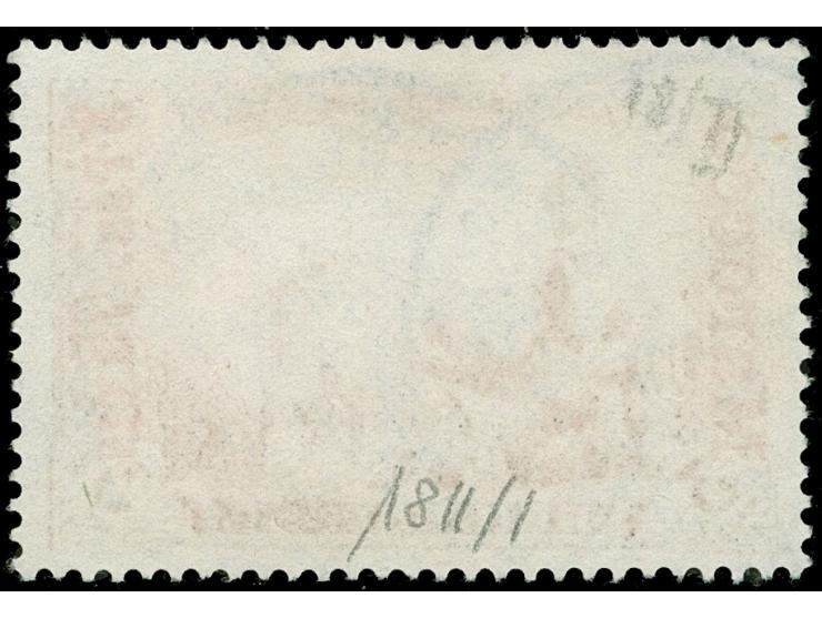 1903, Fetter Aufdruck Urmarken-Type I 3 P. 75 C. auf 3 M. violettschwarz, sauber gestempelt “MARRAKESCH (MAROCCO) DP 20/4 08”