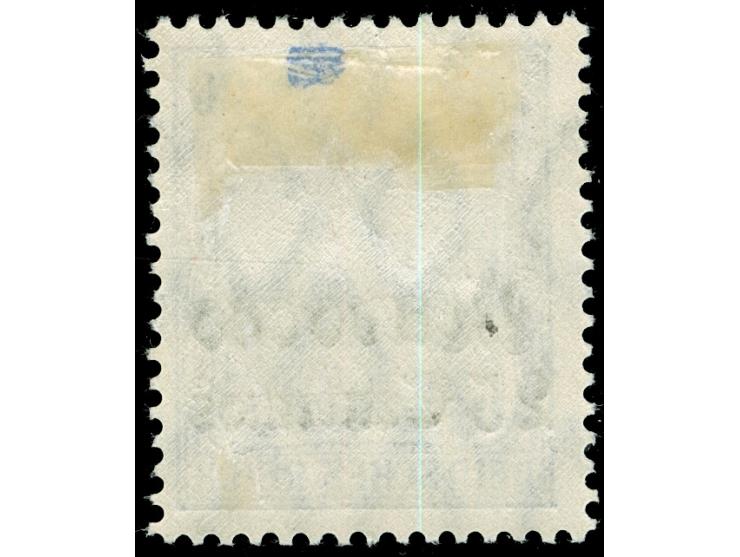 1906/11, Germania mit Wz. 25 C. auf 20 Pfg. lebhaftviolettultramarin, sauber ungebraucht, tadellos, sign., Fotobefund Jäschke