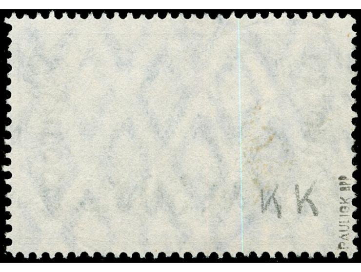 1906/11, Germania mit Wz. 2 P. 50 C. auf 2 M. schwärzlichblau, sauber gestempelt “RABAT MAROKKO 11.6.11”, tadellos, sign. Pau