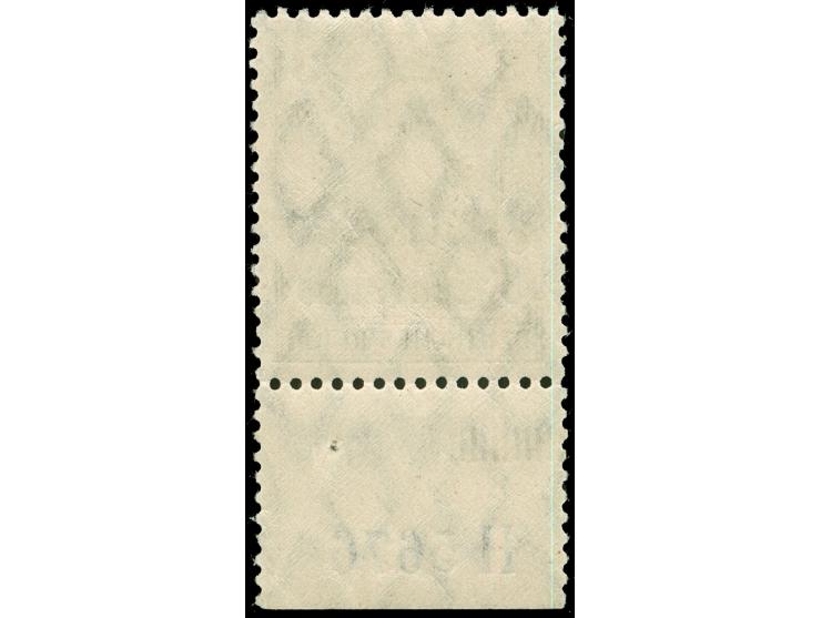 1906, Germania mit Wz. 3 C. auf 3 Pfg. dunkelockerbraun, Unterrandstück mit Aufdruck-Han “H 5676”, postfrisch, tadellos