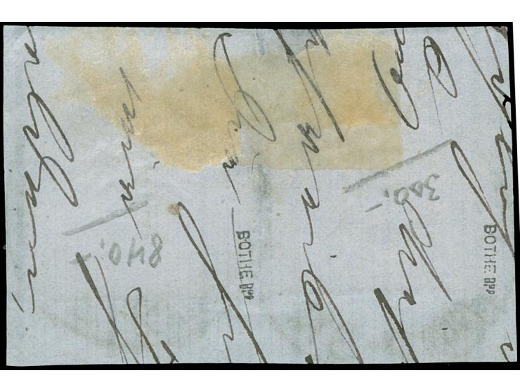 1872, Großer Schild 1 Kr. karmin mit Plattenfehler “H in Deutsche gebrochen” (Feld 94) und 2 ½ auf 2 ½ Gr. rotbraun mit Stemp