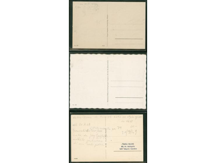 1948/52, Bauten, Liebfrauenkirche 4, 6 und 84 Pfg. je auf Maximumkarte&nbsp;&nbsp;&nbsp;&nbsp;&nbsp;