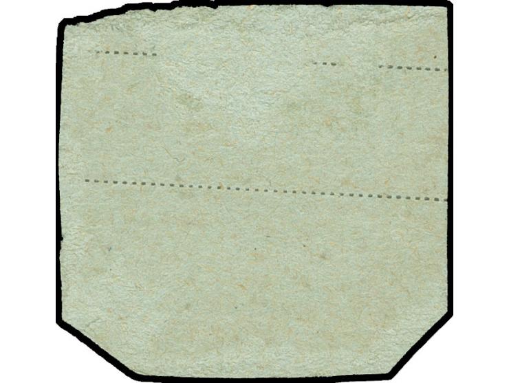 1899, Innendienst 2 M. dunkelrotkarmin, mit Plattenfehler “weißer Keil in Ovallinie unter HS von REICHS-”, sauber gestempelt 