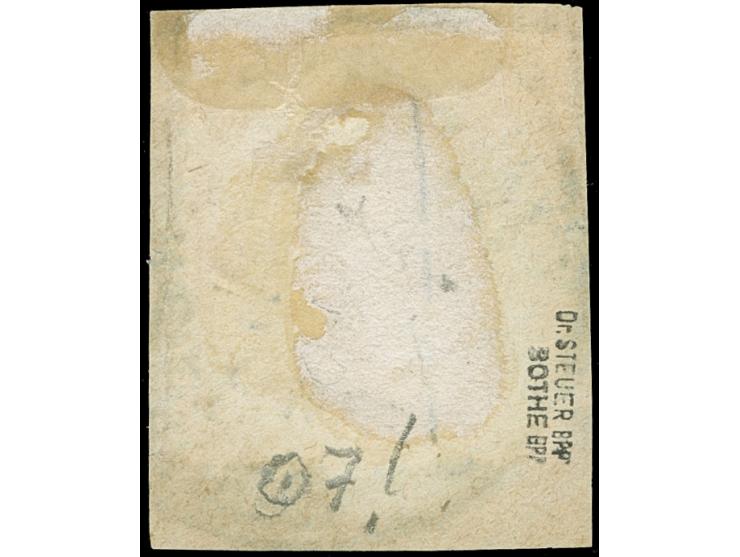 1880, Pfennig 5 Pfg. violett, sauber gestempelt “CONSTANTINOPEL 2 DEUTSCHE POST 15 1 84” auf Briefstück, tadellos, Fotoattest