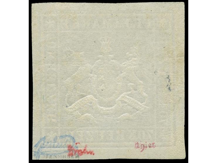1873, 70 Kr. rotlila, Bogenfeld 3, farbfrisch, allseits breitrandig geschnitten mit schöner Wappenprägung, mit allseits sicht