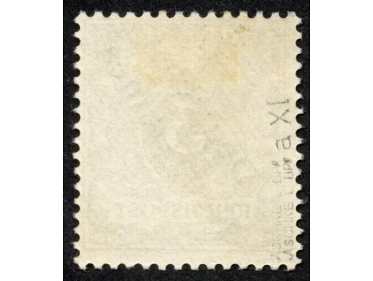 1897, Aufdruckausgabe 3 Pfg. dunkelockerbraun, mit Aufdruckfehler “senkrechter Strich des h in Deutsch sehr dünn” (Aufdruckfe