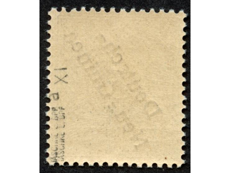 1897, Aufdruckausgabe 3 Pfg. dunkelockerbraun, mit Aufdruckfehler “senkrechter Strich des h in Deutsch sehr dünn” (Aufdruckfe