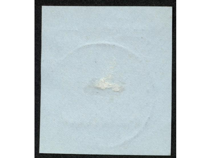 1897, Aufdruckausgabe 20 Pfg. violettultramarin, mit Aufdruckfehler “c in Deutsch verstümmelt” (Aufdruckfeld 60), sauber gest