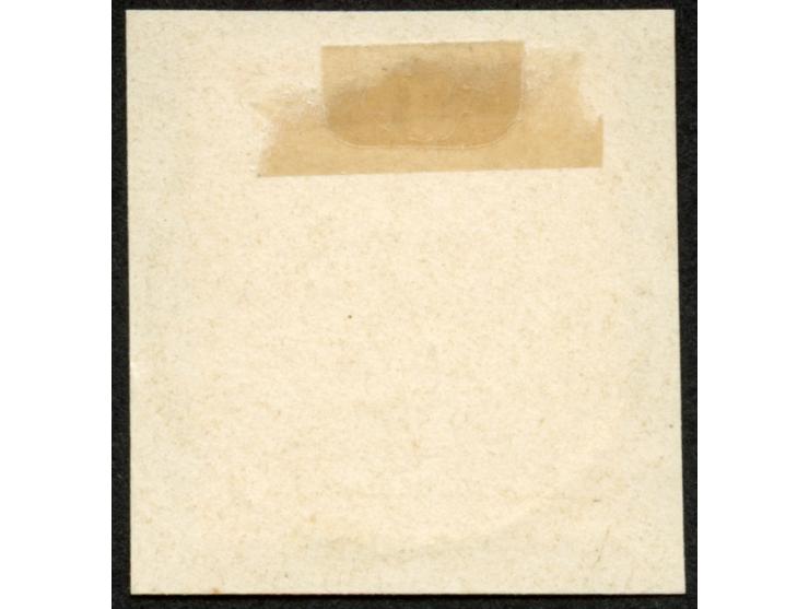 1897, Aufdruckausgabe 25 Pfg. dunkelorange, mit Aufdruckfehler “c in Deutsch verstümmelt” (Aufdruckfeld 60), sauber gestempel
