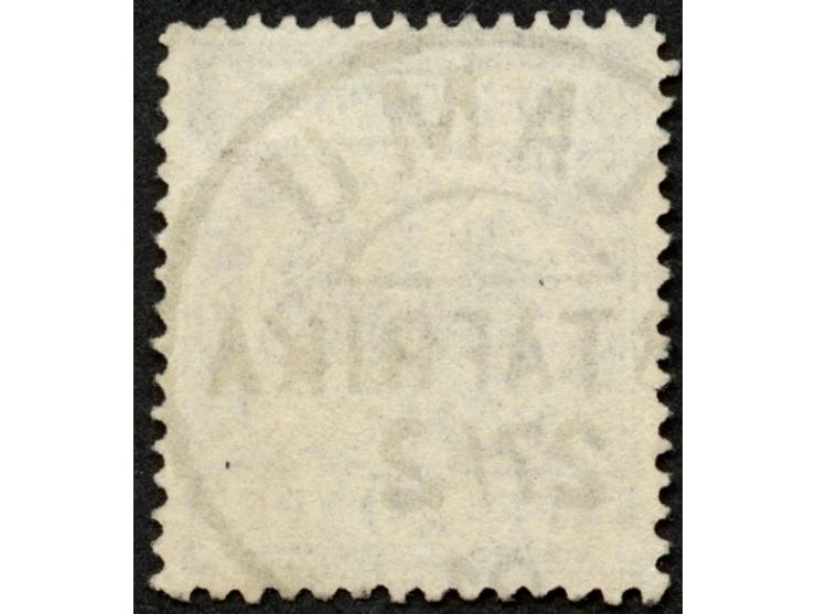 1890/91, Krone/Adler 20 Pfg. mittelultramarin, sauber gestempelt “LAMU 27/2 91”, tadellos, Fotoatteste Jäschke-L. BPP (2010) 
