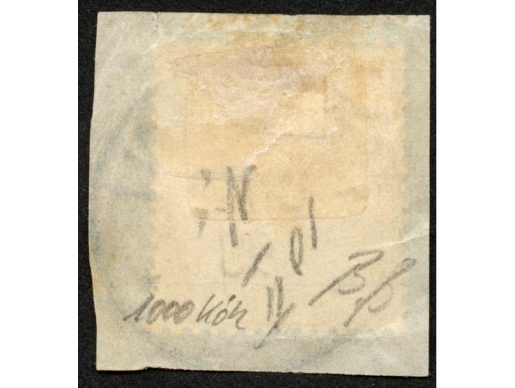1890/99, Krone/Adler 25 Pfg. gelblichorange, sauber gestempelt “PANGANI ** 31/12 93” auf Briefstück, tadellos, Fotoattest Dr.