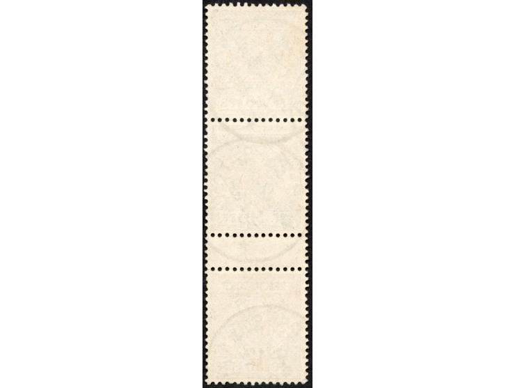1896, diagonaler Aufdruck 25 P. auf 50 Pfg. lebhaftrötlichbraun, senkrechtes Zwischenstegpaar mit zusätzlicher Marke oben, sa