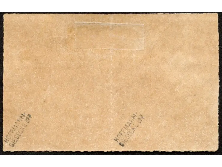 1916, Wuga-Ausgabe 2 ½ H. schwärzlichbraun, waagerechtes Typenpaar, Type II links, Type I rechts, ungebraucht ohne Gummi, tad
