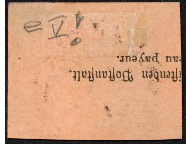 1892/99, Innendienst 2 M. dunkelrotkarmin, mit Plattenfehler “große Unterbrechung in der Guilloche unten links”, sauber geste
