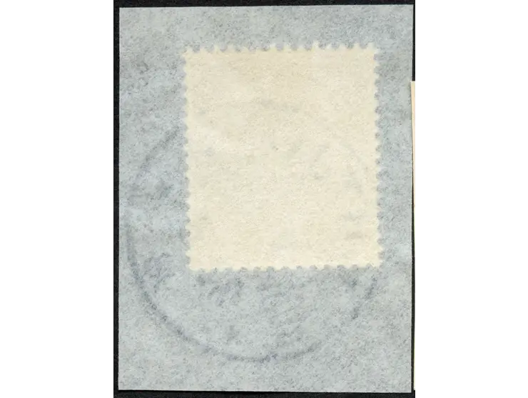 1897, Krone/Adler 3 Pfg. hellockerbraun, sauber gestempelt “OUTJO 30/8 98” auf Briefstück, tadellos, Befund Steuer BPP (2016)