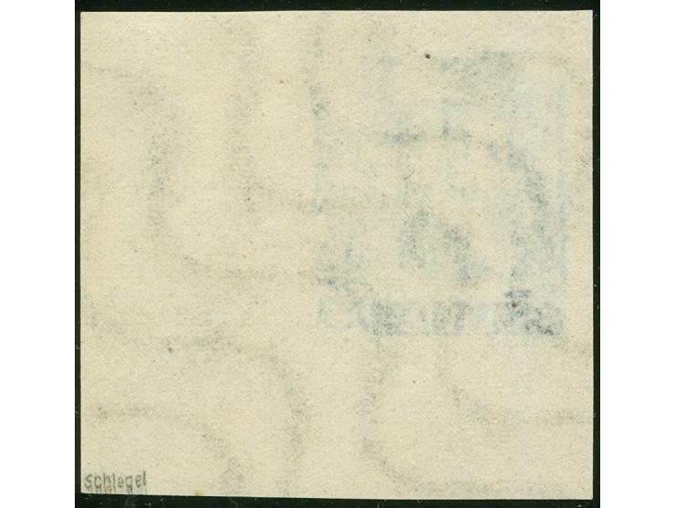 75 Pfg., ungezähnter Probedruck, rechte untere Bogenecke, postfrisch, im Rand signiert Schlegel (Mi. 200,-)