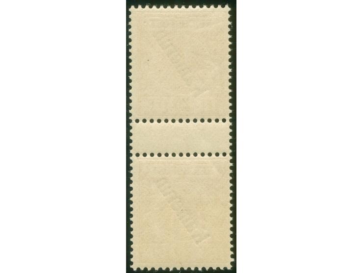 1897, Aufdruckausgabe 25 Pfg. gelblichorange, senkrechtes Zwischenstegpaar, postfrisch, tadellos, unsigniert, Kurzbefund Steu