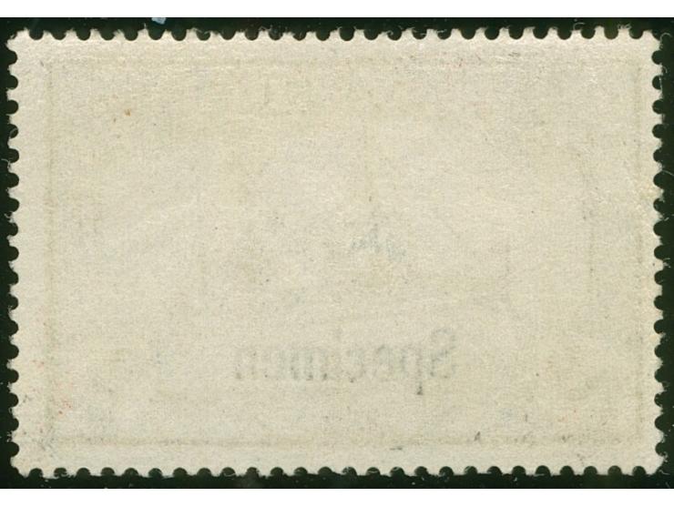 1900, Kaiseryacht ohne Wz. 2 M. schwärzlichblau, mit Aufdruck “Specimen”, sauber ungebraucht, tadellos, Kurzbefund Steuer BPP