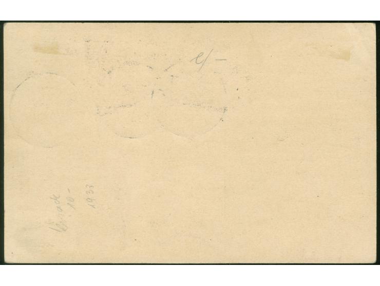 "MARRAKESCH KK 22.3.12” auf Bayern 1911, Ganzsachenkarte 5 Pfg. mit Zufrankatur 20 Pfg., als Einschreiben an Landgraf, Chemni