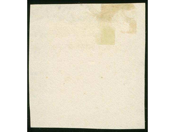 1920, Germania 2 Pfg., Aufdrucktype II, mit Aufdruckfehler "in der Mitte senkrecht geteilter Balken, sauber gestempelt auf Br