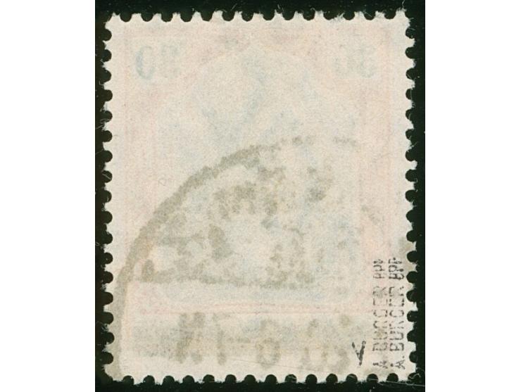 1920, Germania 30 Pfg. auf orangeweiß, gestempelt, einwandfrei. Fotoattest Burger BPP (2006)