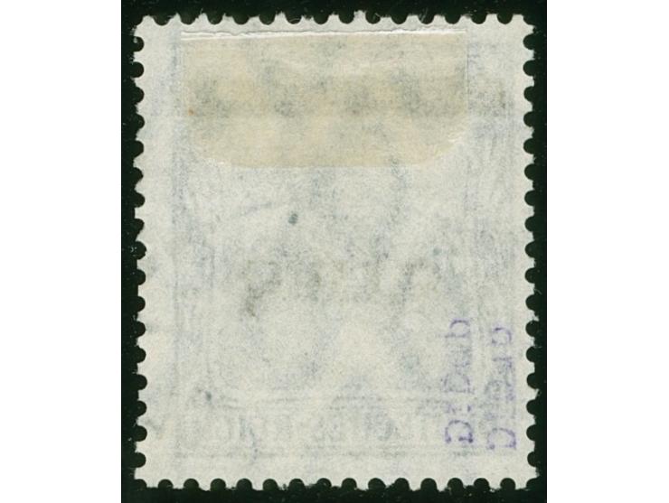 1920, Germania 2 Pfg., Aufdrucktype I, Aufdruck kopfstehend, gestempelt, tadellos, sign. Dub sowie Fotoattest Bernhard BPP (2