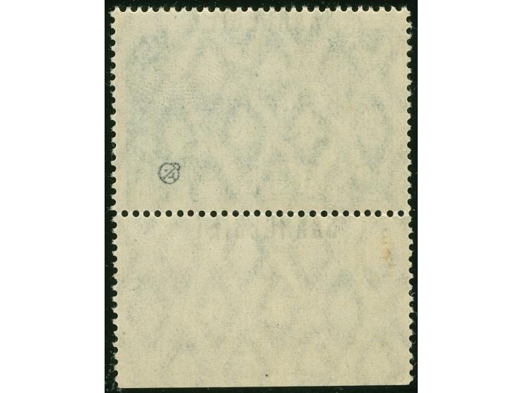 1920, Germania 1,25 M., mit stark nach unten verschobenem Aufdruck, sodass sich der Aufdruck oben bzw. auf dem Unterrand und 