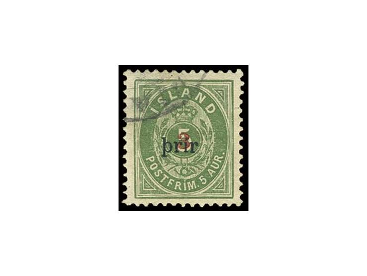 3 auf 5 A., Type I in Zähnung 12  3/4, gestempelt, Pracht, Fotobefund Möller BPP (Mi. 550,-) (ex Sammlung Gubito)
