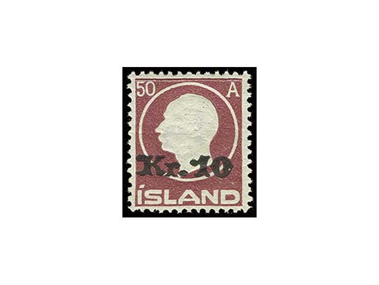 1925, 10 Kr. auf 50 A., postfrisch, Kabinett (Mi. 600,-)