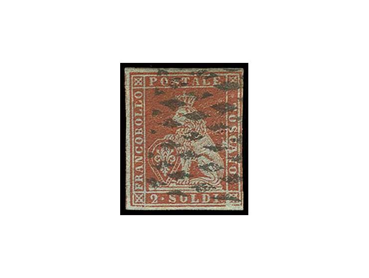 2 So. braunrot in tiefer Farbe, rechts lupen-, sonst voll- bis breitrandig, gestempelt, Pracht, u.a. sign. E. Diena (Mi. 5.00