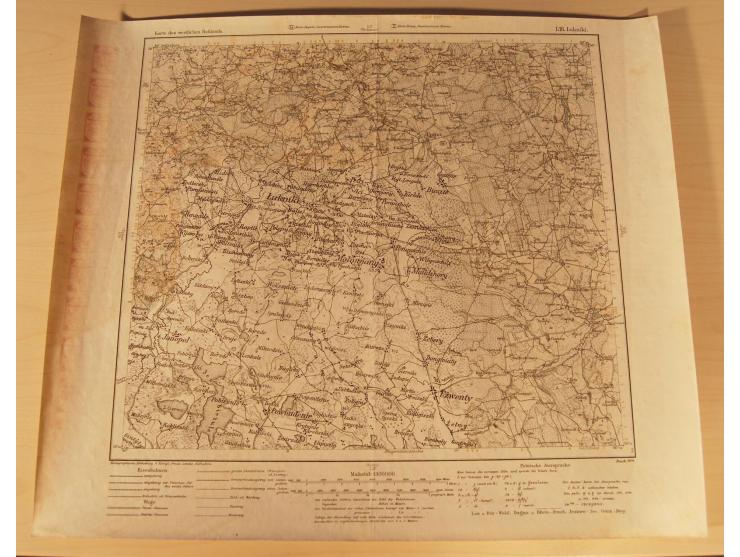 1918, 5 K. geschnitten, kpl. postfrischer Bogen zu 228 Marken auf Karte L18 "LUKNIKI", 1mal senkrecht gefaltet, sonst sehr gu
