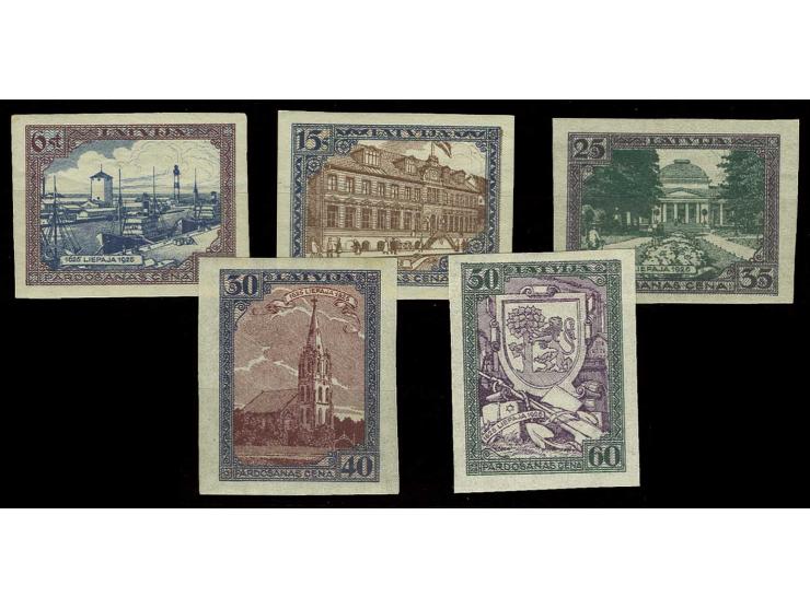 Stadt Libau 6-50 S. geschnitten kpl., ungebraucht