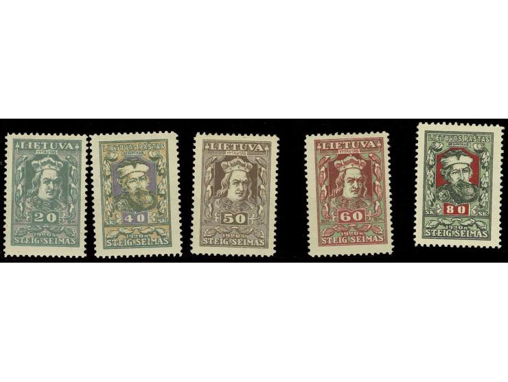 Nationalversammlung 20-80 Sk., Sonderauflage zugunsten des Kulturfonds,  ungebraucht, Kabinett