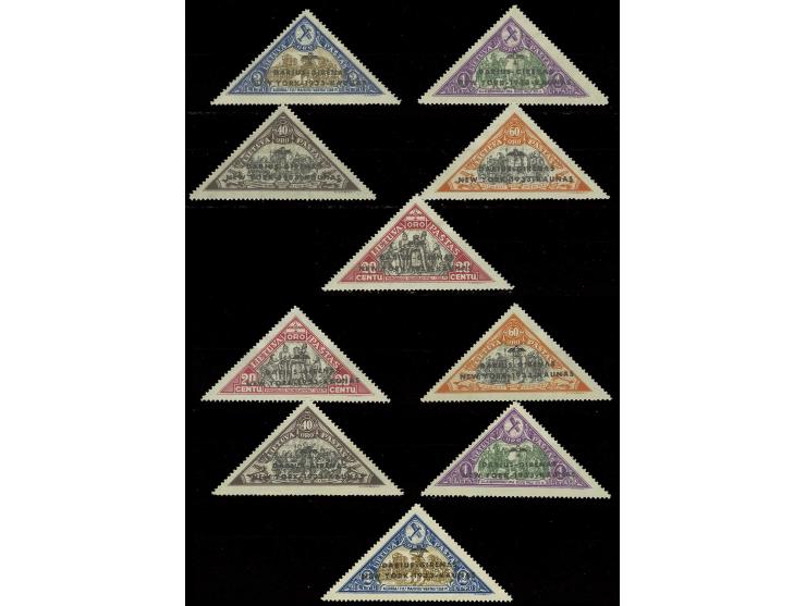 1933, Darius-Girenas-Transatlantikflug 20 C.-2 L., sauber ungebraucht, Kabinett, sign. Nemvalz und Fotoattest Klein BPP, dazu