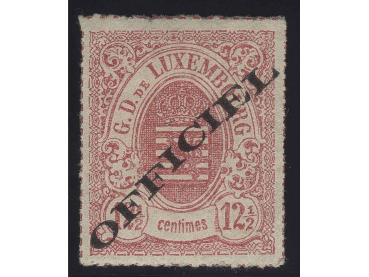 1875, Type I: 12 1/2 C. rosa, ungebraucht mit Teilen des Originalgummis, Pracht, sign. F.S.P.L. sowie private Signatur (Mi. f