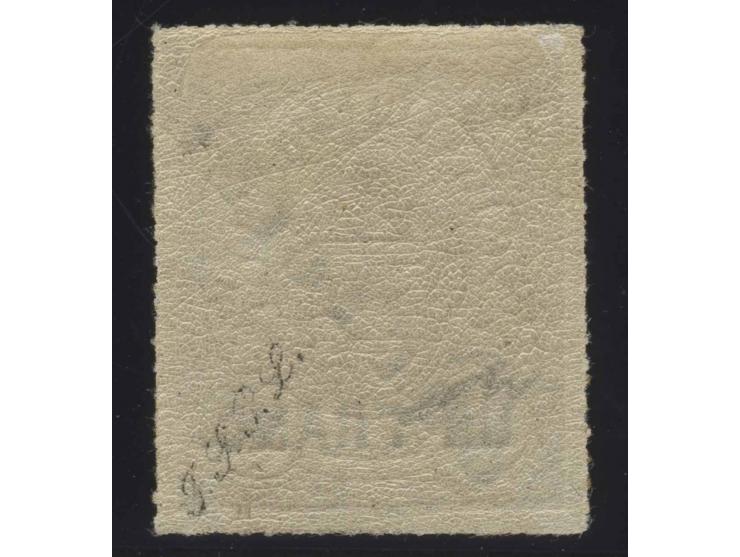 Type II: UN FRANC auf 37 1/2 C., ungebraucht mit Falzspur, Kabinett, sign. FSPL (Mi. 750,-) (ex Sammlung Gubito)