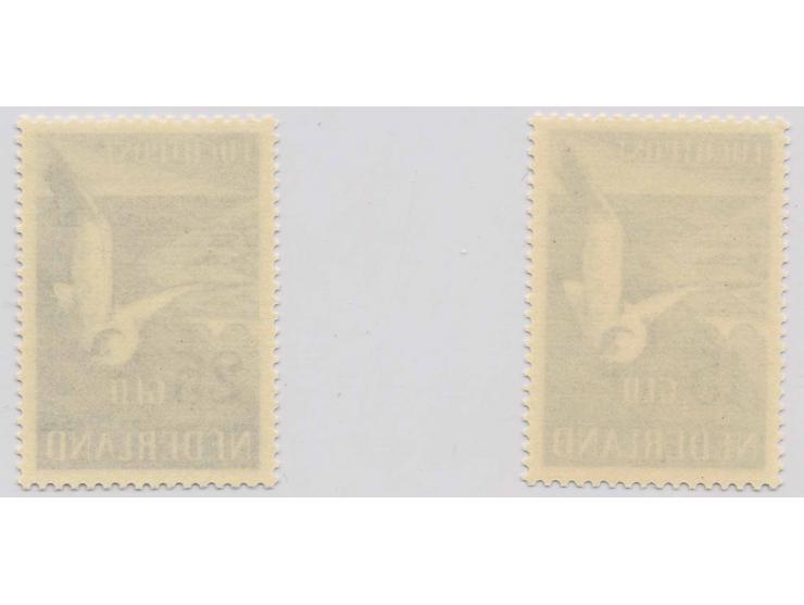 1951, Flugpost 15 und 25 G., postfrisch (Mi. 600,-)