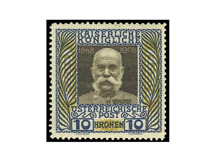 10 Kr., postfrisch, Pracht (Mi. 600,-)