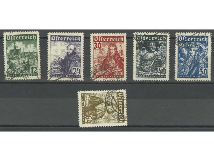 Katholikentag 12-64 Gr. kpl. mit Sonderstempel, Pracht (Mi. 300,-)