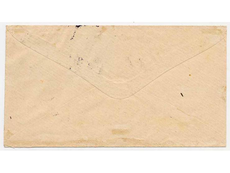 HILFSPOST MERAN: 1918, I. Ausgabe 2-10 H. (5 H. Eckrandstück mit um 45 Grad versetztem Doppeldruck) zusammen auf philatelisti