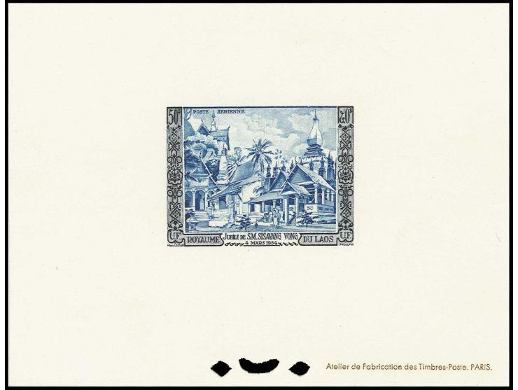 1954, Jubilee of King Sisavang Vong, 50 p., epreuve de luxe, fine